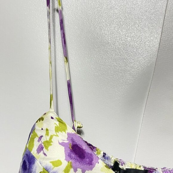 Floral Bubble Dress Junior’s Size 1 spaghetti strap - Picture 11 of 17